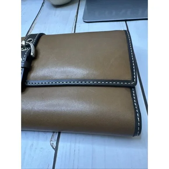 Vintage Coach Soho Trifold Brown Leather Wallet, Removable Checkbook 8x5” VGUC - Picture 3 of 12